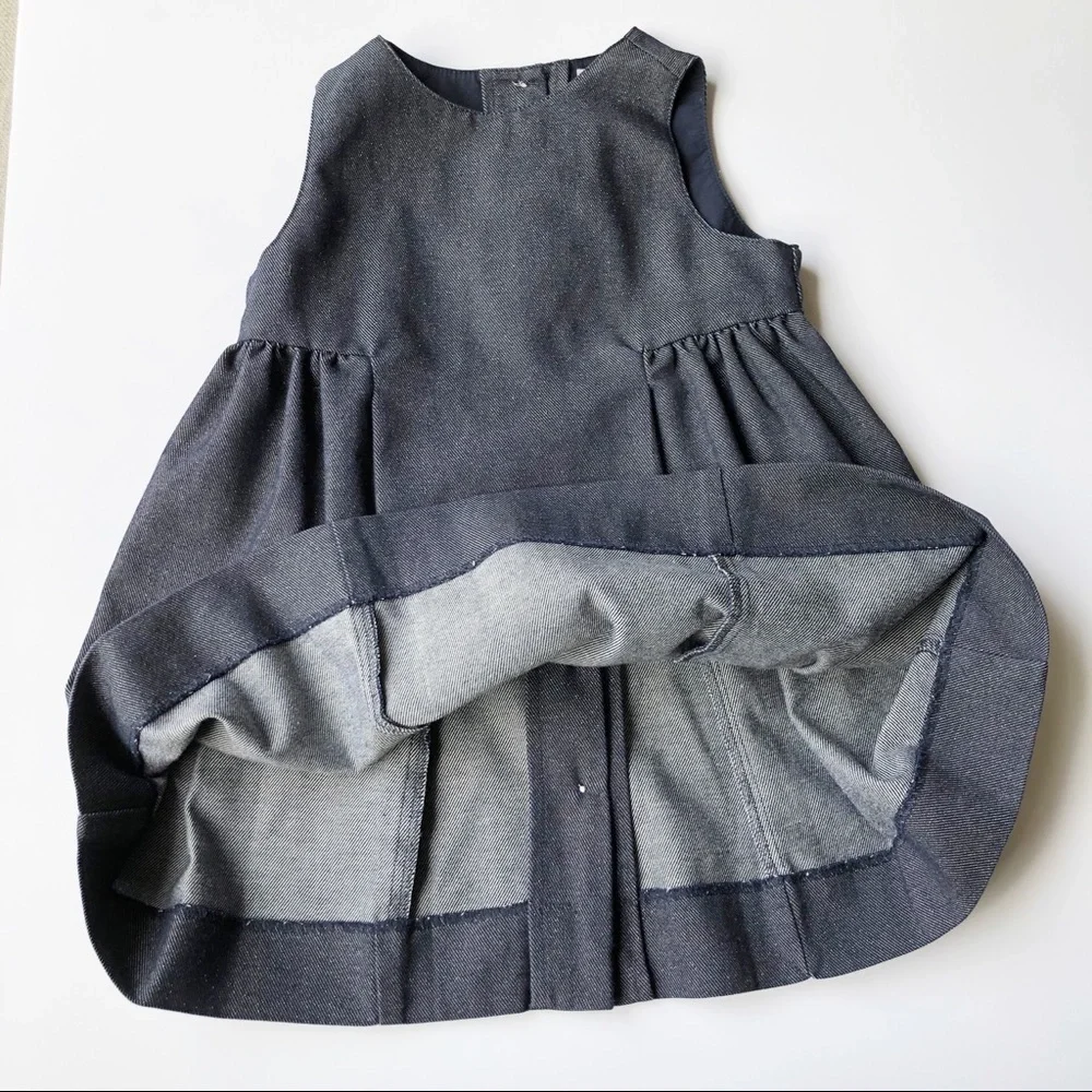 Baby Gap Sparkly Denim Glitter Dress